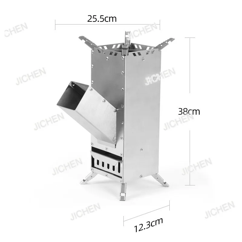 

XHH 2024, новая ракетная печь, уличная портативная дровяная печь, походная печь для пикника
