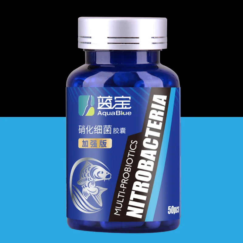 50Pcs/Bottle Aquarium Tank Nitrifying Bacteria Fresh Water Concentrated Capsule Quality and Improved Aquatic Life in Other