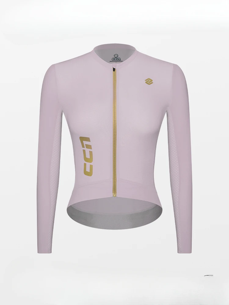 

Women's 2024 new long-sleeved cycling suit spring and summer cycling road bike top quick-drying sunscreen three colors