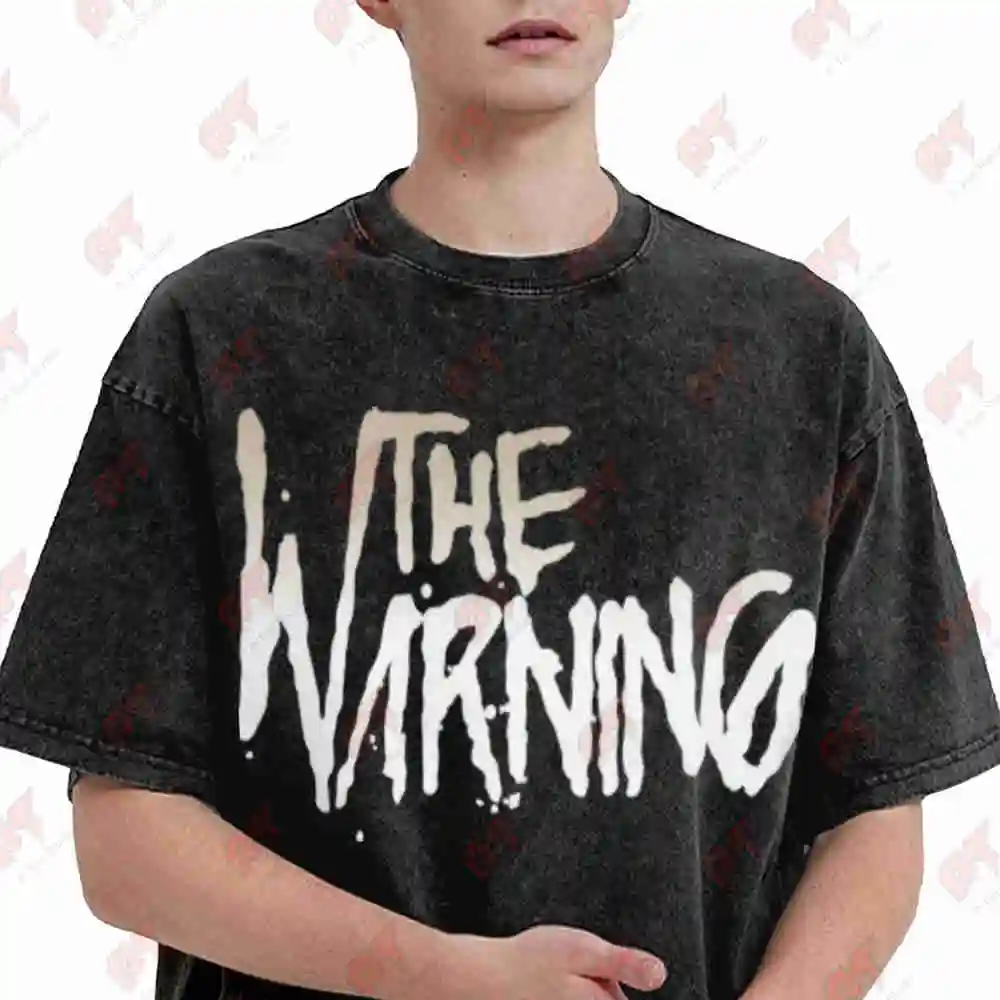 The Warning Rock Band Vintage Washed Tee Pure Cotton T-Shirt