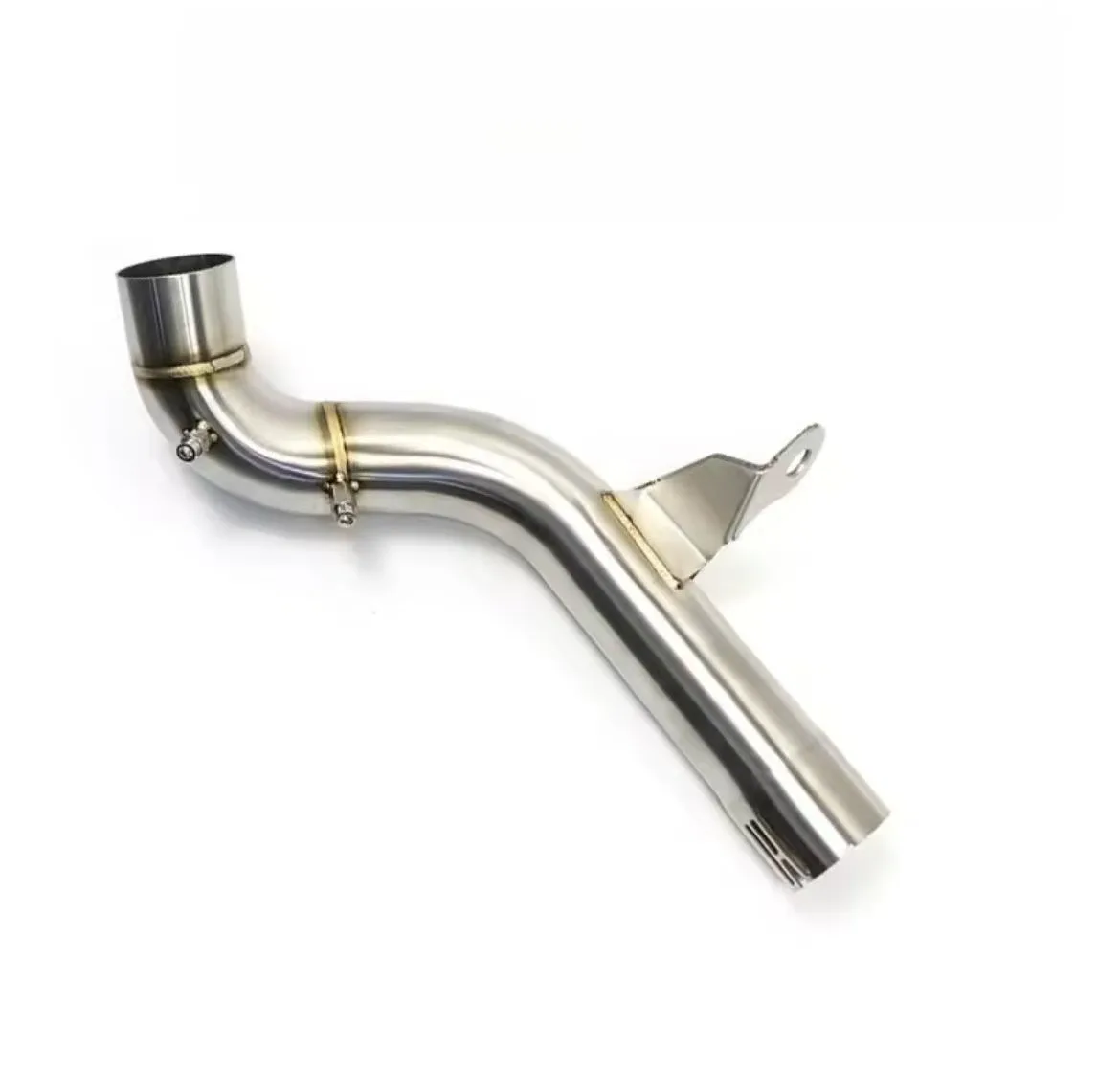 F750GS F850GS Motorcycle Exhaust Muffler Middle Link Pipe Connect Slip On Connector For BMW F750 F850 F 750 850 GS ADV 2020 2019
