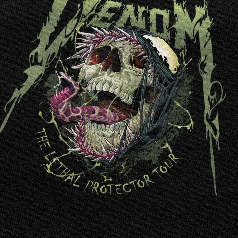 Heavy Metal Venom Tshirts for Men Short Sleeve Casual T Shirt Trendy T-shirt Fitted Cotton Tee Gift image 4