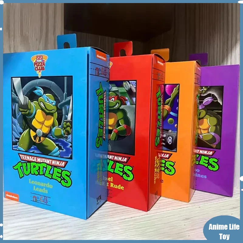 

Hot Originate NECA Leonardo Punk Disguise Turtles Raphael Donatello Leonardo Anime Action Figure Statue Model Doll Kid Toy Gifts