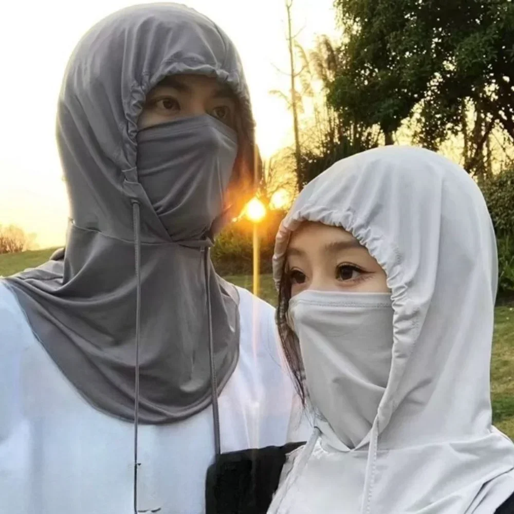 قناع وجه عالي الجودة للحماية من الأشعة فوق البنفسجية، حماية للرقبة قابلة للتنفس، قبعة بالاكلافا لركوب الدراجات في الهواء الطلق