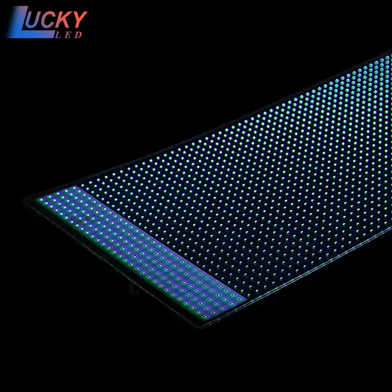

Indoor P8 Ultra HD High Brightness 80% Transparency Glass LED Flexible Screen Film Colorful for Shopping Mall Use