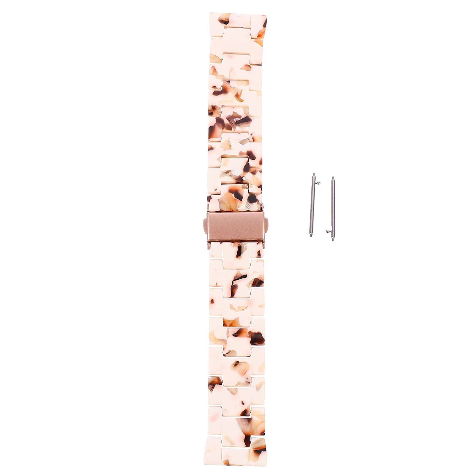 

22Mm Waterproof Resin Watchband Hand-Polished Smooth Skin-Friendly Smart Watch Wristband Replacement Light Breathable Design