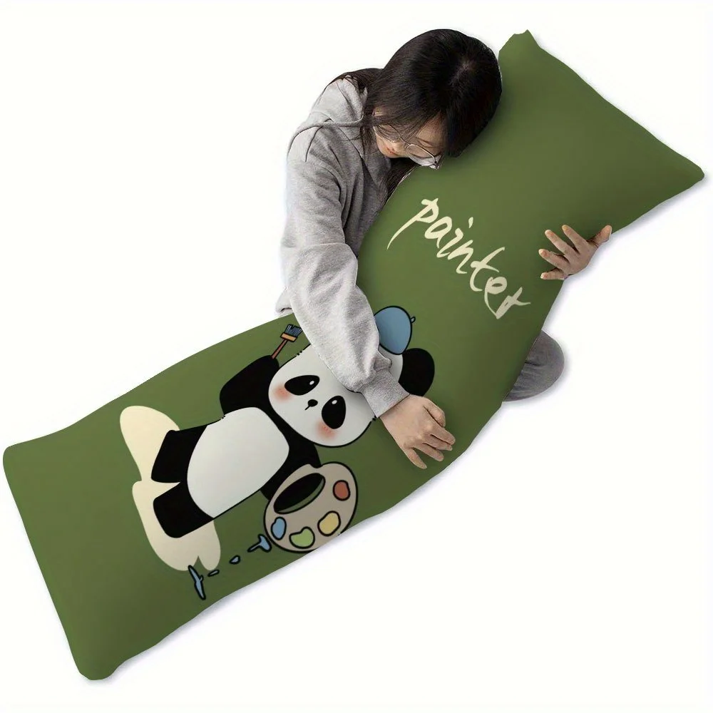 1pc Double-Sided Full Body Support Pillowcase 50x150cm - Breathable and Comfortable, Suitable for Side/Back/Stomach Sleepers, Mo