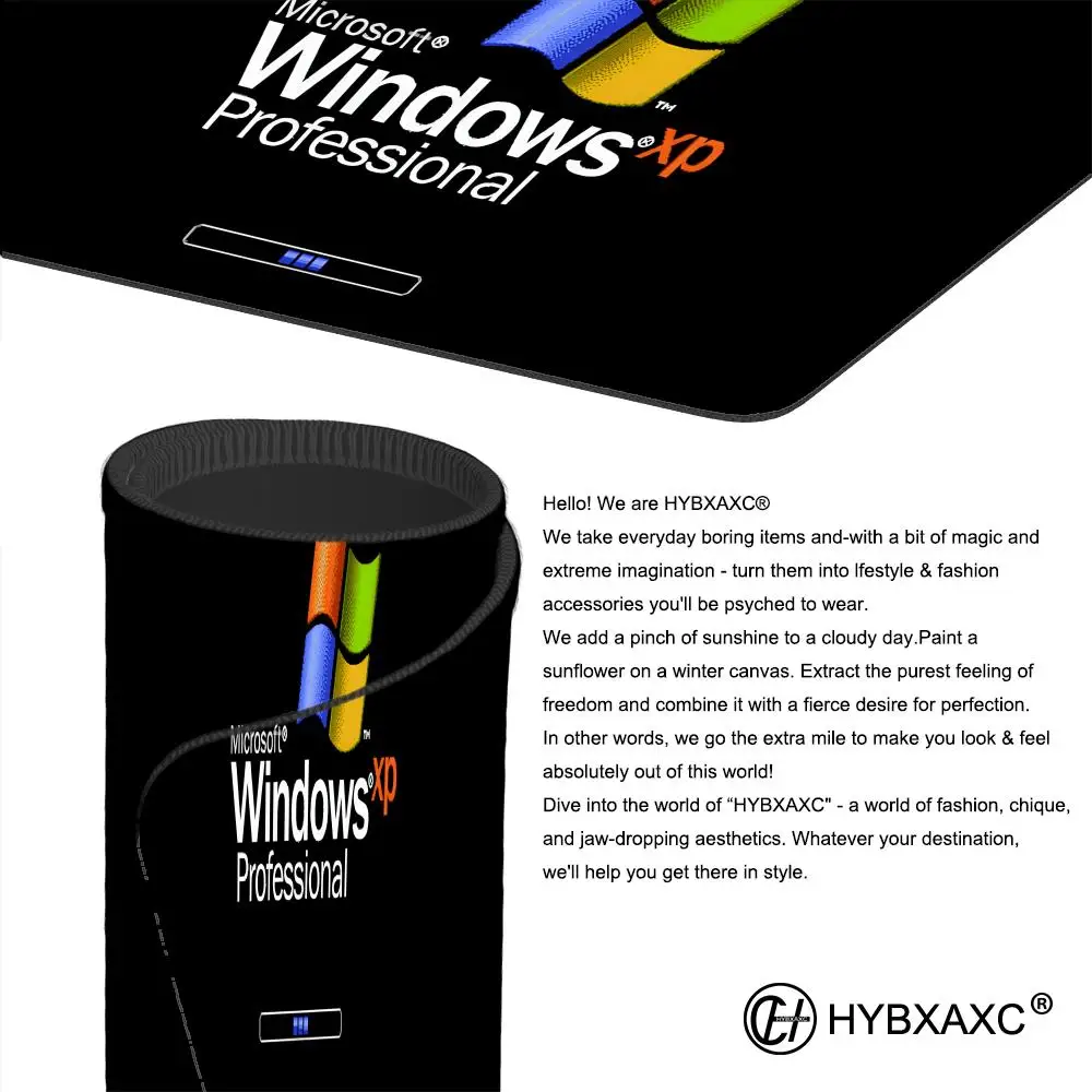 

HYBXAXC Windows XP Wallpaper Large Mouse Pad Computer Keyboard Mouse Mat Gamer PC Laptop Desk Mat Office Accessories Table Mats