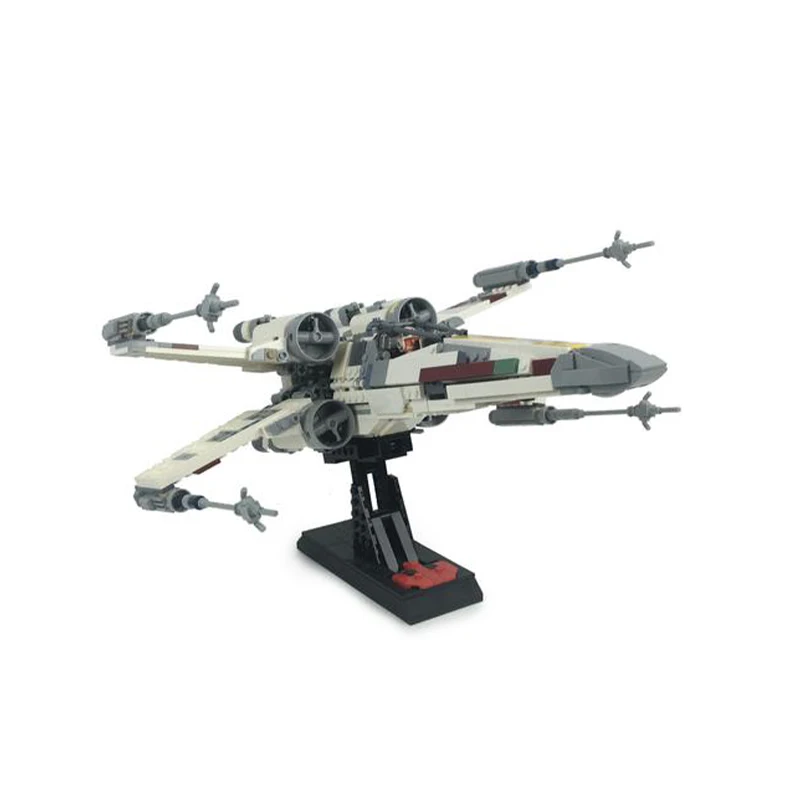 Space War Series T-65 Starfighter (Red 5)  Warships MOC Assembling Building Blocks Model Set Children's Toys Xmas Gifts