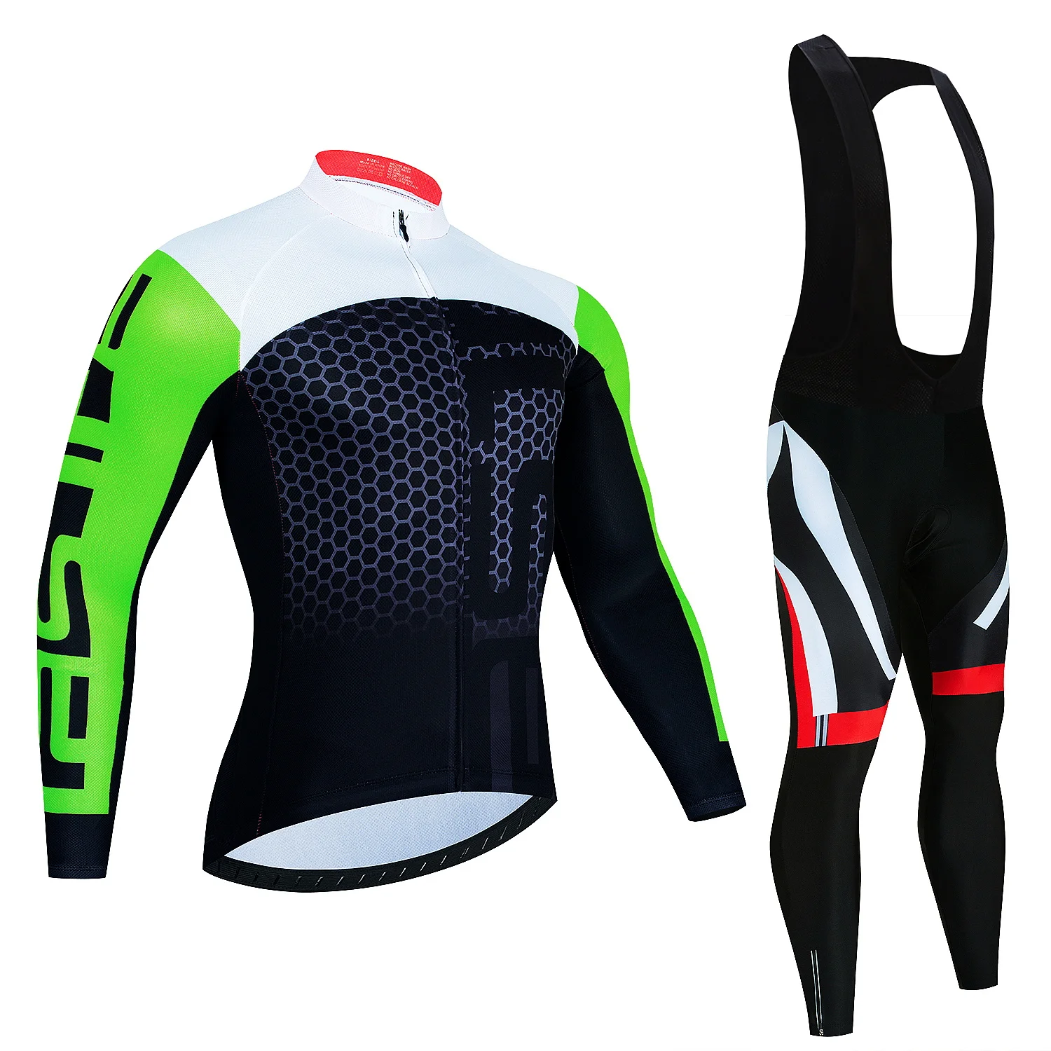 Rad trikots Set neue Sommer Träger hose schnell trocknen Männer Langarm MTB Fahrrad Kleidung Herbst Radsport Anzüge schnell trocknen – Detail 13
