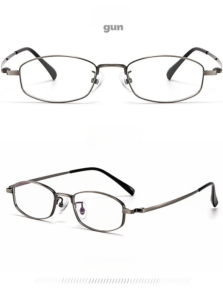 Ultraleichte Titan kleine Rahmen hochwertige Männer und Frauen Brille Rahmen Licht Luxus optische Brille Rahmen g2449 – Detail 10