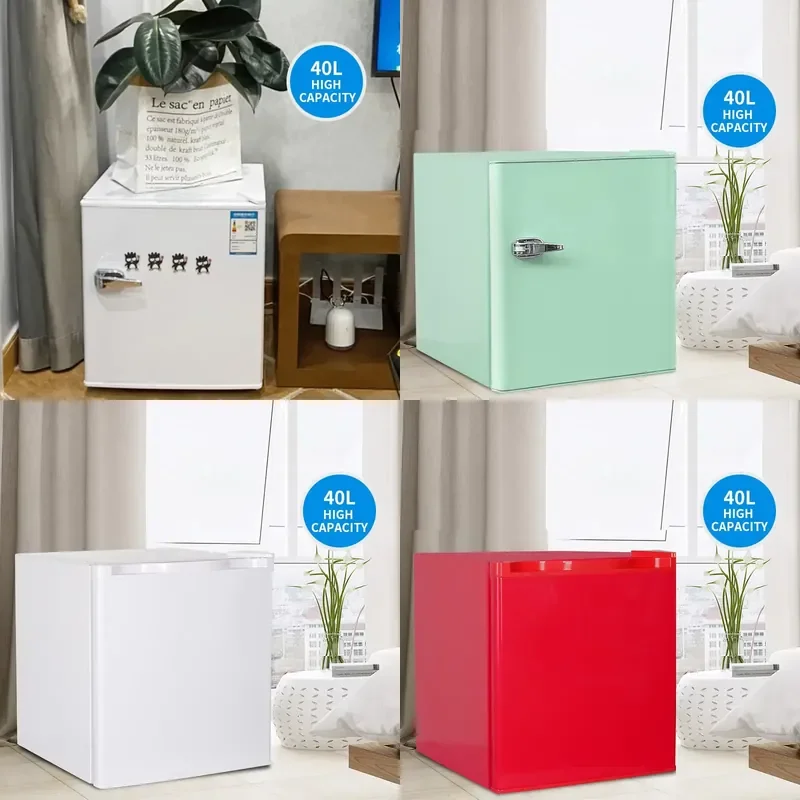 40L Single Door Mini Refrigerator for Breast Milk Storage Fresh Keeping Household Small Fridge Cabinet BD-40