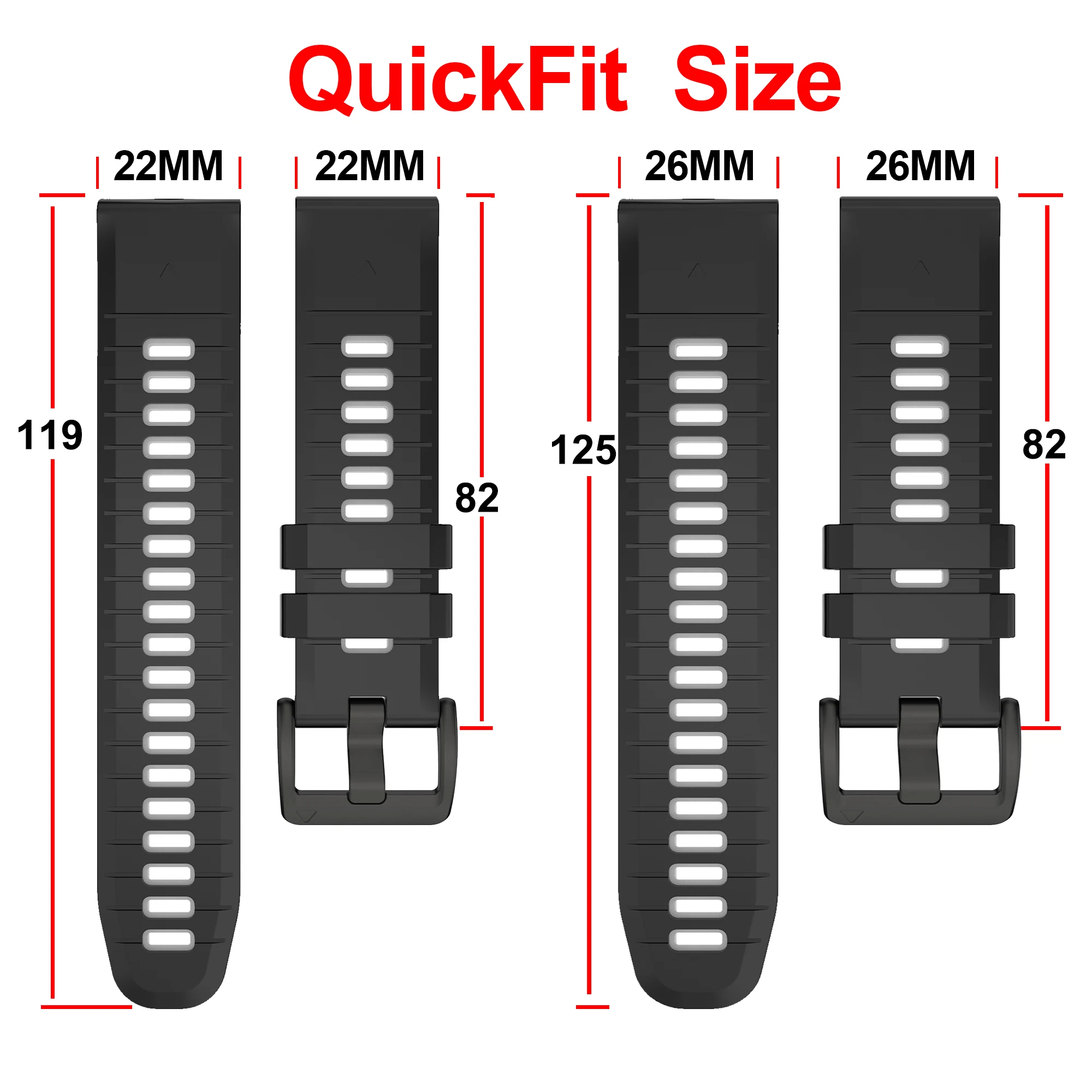 QuickFit 22mm 26mm Anti-Sweat Silicone Watchband For Garmin Fenix 7 7X 6 6X 5 5X Fenix8 Epix Pro Gen2 47mm 51mm Outdoor Bracelet image 4