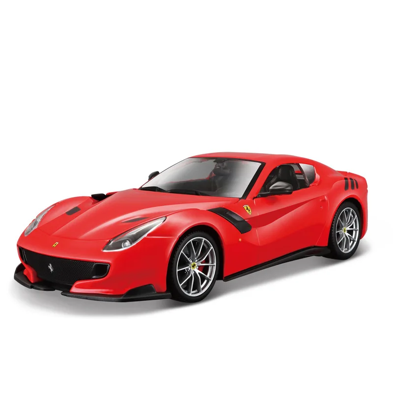 1:24 Bburago Ferrari F12 tdf Aolly Model Baking Paint Electrostatic Painting Ferrari Car Model Collection Toy Boyfriend Gift