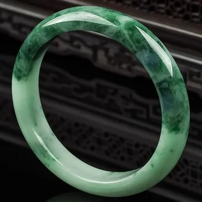 Natural Myanmar Jade 54mm-62mm bracelet exquisite princess bracelet to send girlfriend to send mother Hetian jade