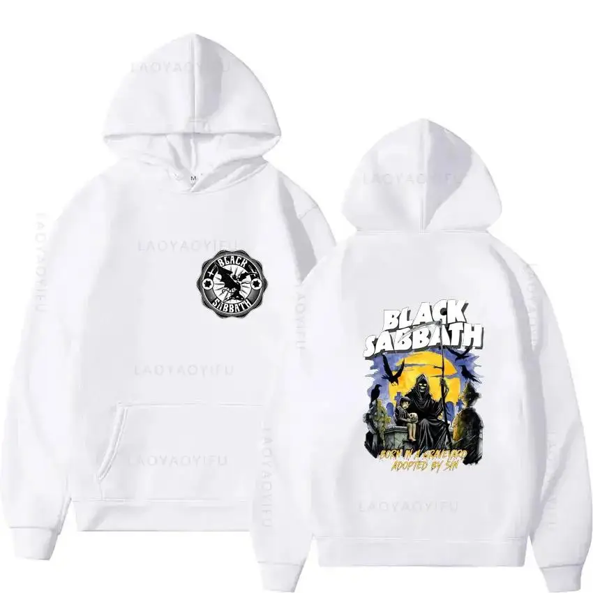 Classic Japanese men's sleeved hooded sweatshirt family battle prince round neck sweater fashionable hip-hop hooded sweatshirt