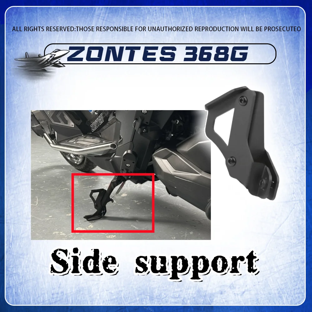 

For ZONTES 368G side stand assist Single side stand Foot stand Side stand Adjustment Foot stabilizer side stand