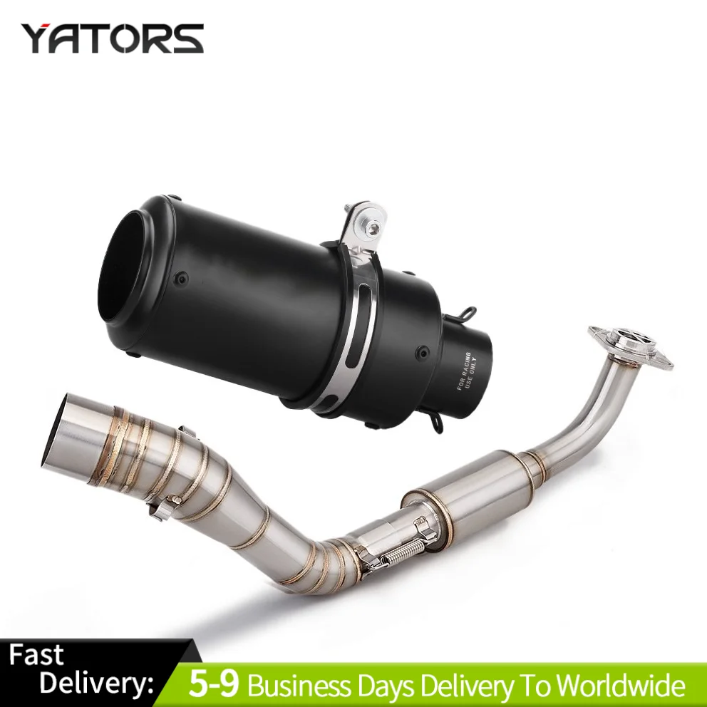 

For Yamaha NMAX125 NMAX155 Exhaust Mufflers Full System Slip-on Front Link Pipe Exhaust Systems Exhausts Pipes