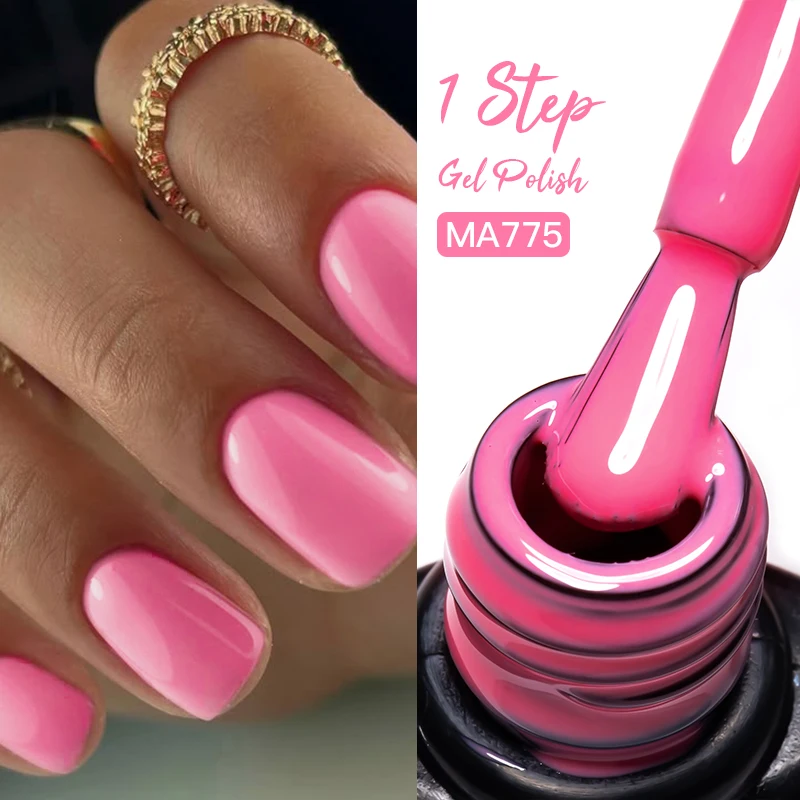 

MEET ACROSS 7ml 1 Step Gel Nail Polish 36 Colors Semi Permanent Soak Off UV Nail Art Manicure Varnish For Summer Nails Supplies