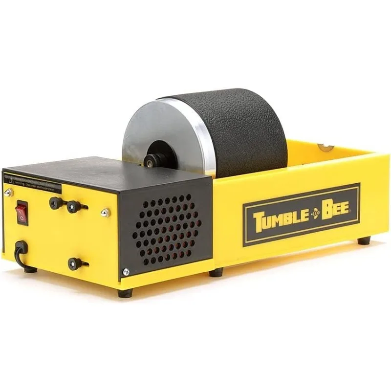 Single Tumbler for Adults & Kids -Bee Rock Tumbler   Rotary Machine for Stone, Rock, Metal and Sea Glass - Polishing Mac