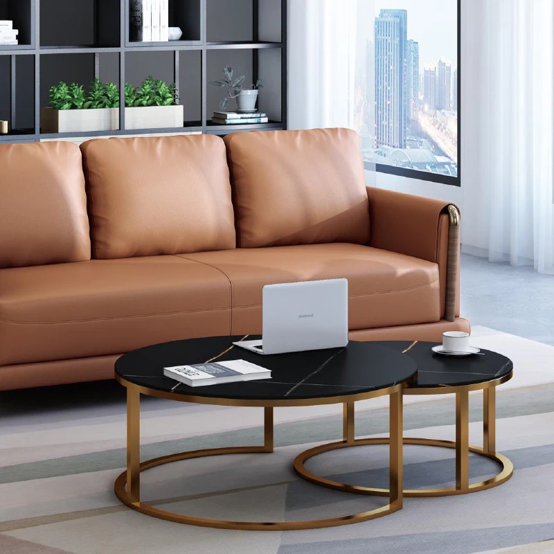 Modern Minimalist Leather Office Sofa Set Eco-friendly Modular Design for Commercial Use Metal Frame High-Density Sponge for