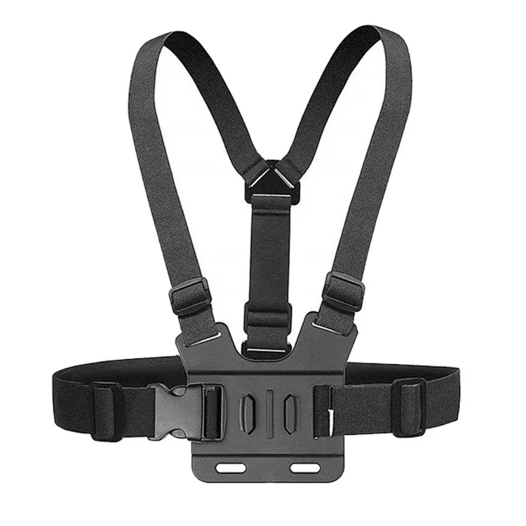 

5in1 Adjustable Elastic Quick Clip Mobile Phone Holder Action Chest Harness Strap Mount