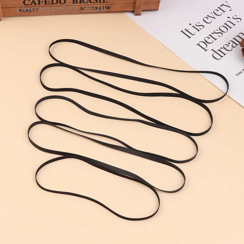 

5MM/4MM Cassette Tape Machine Drive Belt Rubber Turntable Transmission Strap Replacement Accessories Player Phono Tape