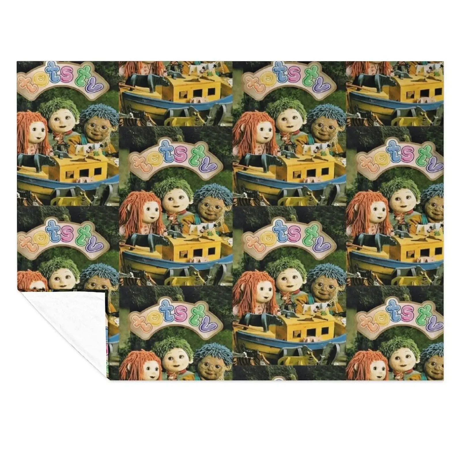 

Tots tv Throw Blanket sofa bed Plaid on the sofa Flannels Plaid Blankets