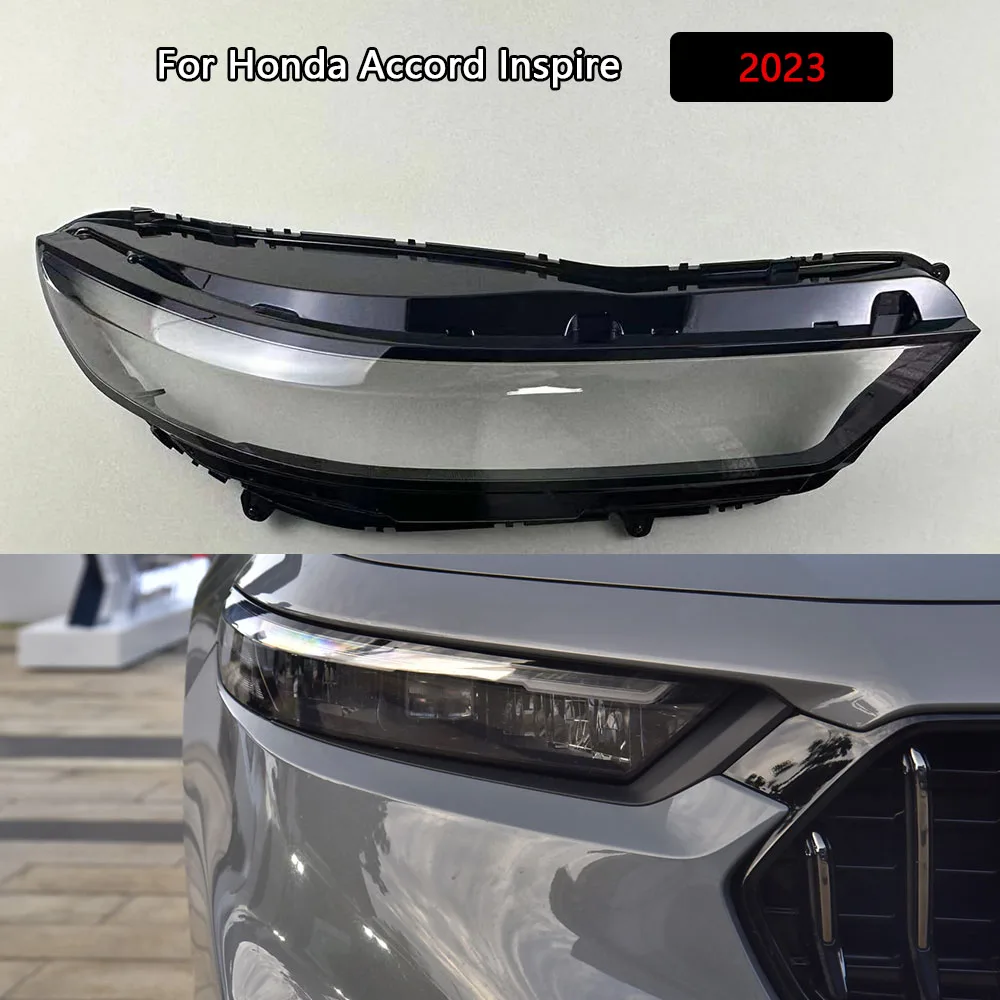 

Front Headlight Cover Transparent Shade Lamp Headlamp Shell Plexiglass Replace Original Lampshade For Honda Accord Inspire 2023