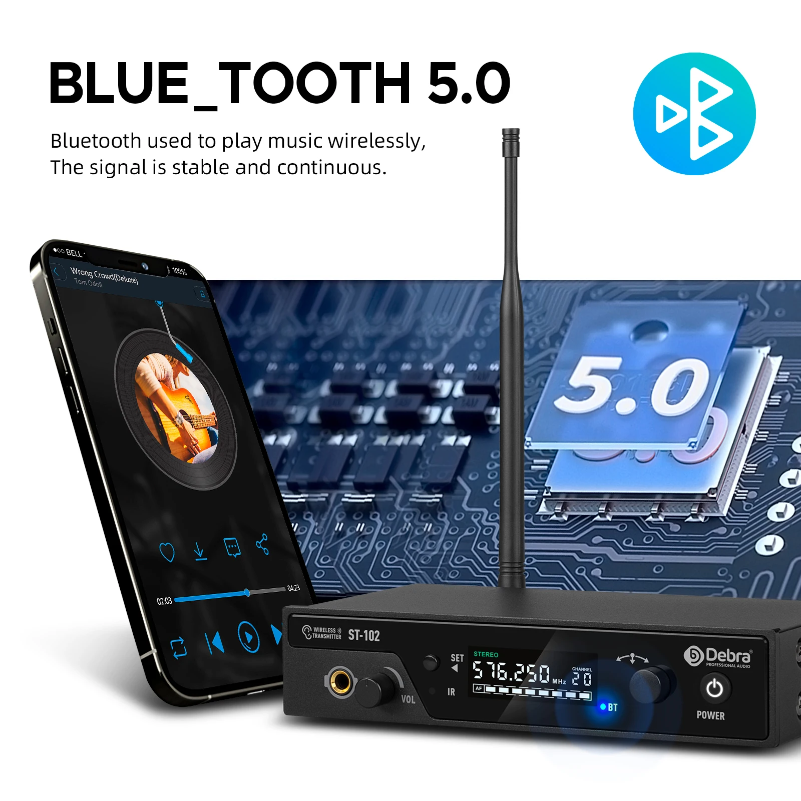 Debra ST-102 UHF IEM ระบบมอนิเ - In Ear Monitor Iem บทวิจารณ์และราคา