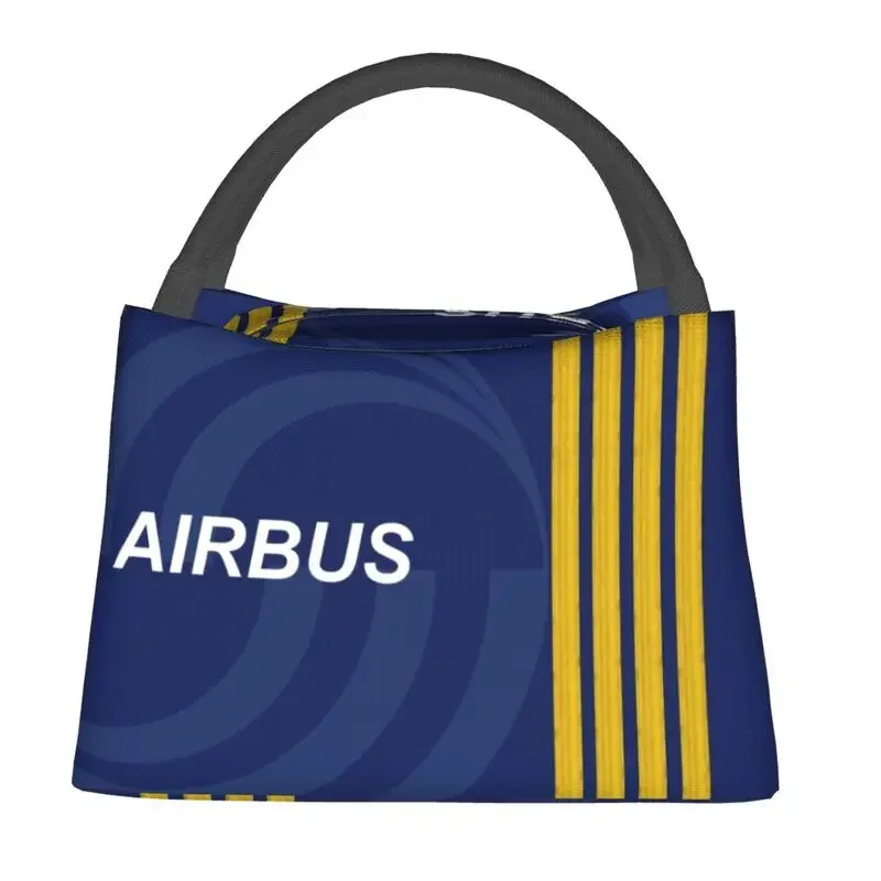 Airbus Fighter Pilot borsa da pranzo isolata per Picnic all'aperto aereo aeronautico dispositivo di raffreddamento termico portatile Bento Box Women