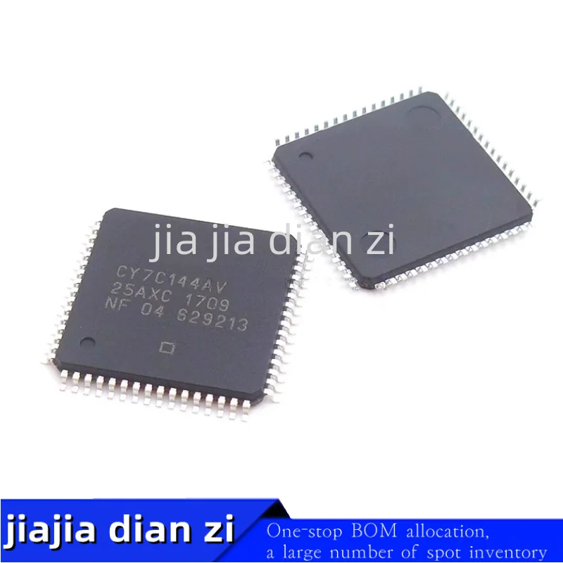 1pcs/lot CY7C144AV-25AXC  CY7C144AV QFP ic chips in stock