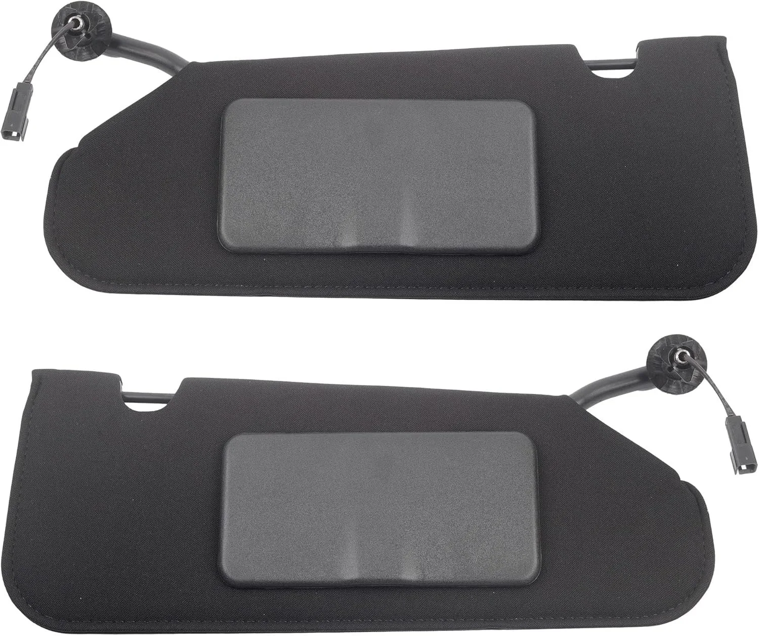Left Driver & Right Passenger Side Sun Visor For Chevrolet Corvette C6 2005-2013 Replaces 23142243 23142245 Sunshield With Lamp