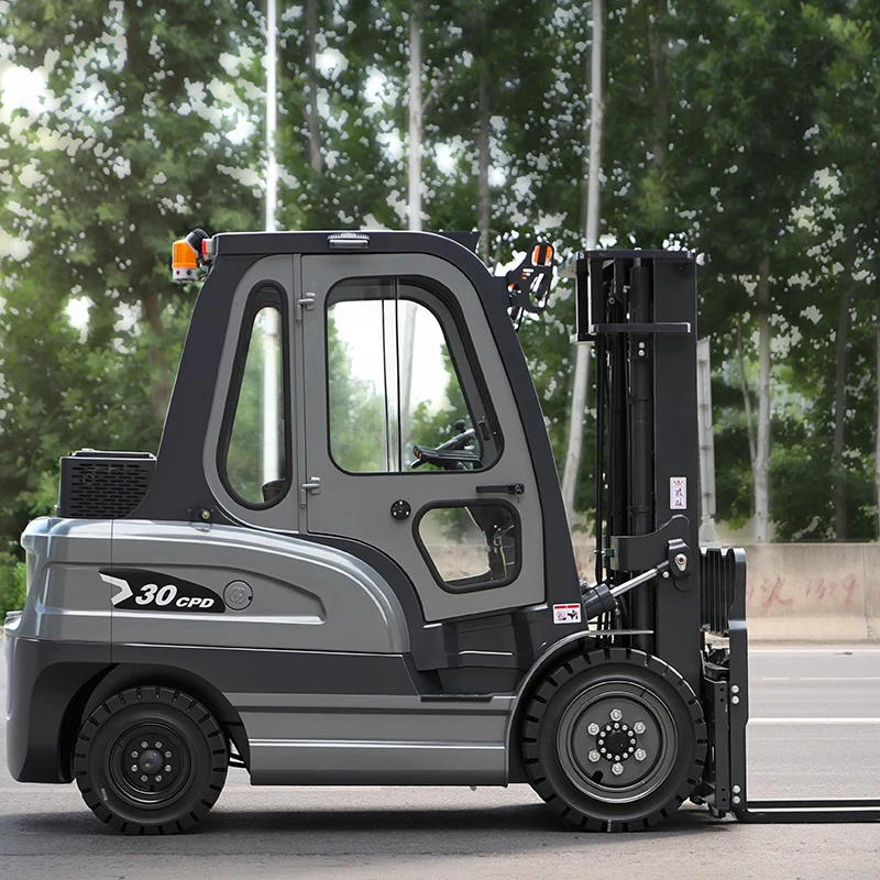 New Electric Forklift 3 Ton Price 2.5 Ton 3.5 Ton Forklift Truck with Side Shifter 3m Lifting Height for Sale Forklift