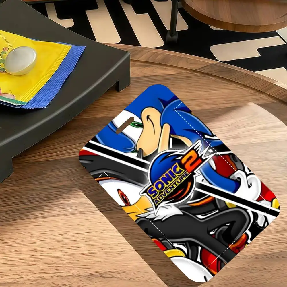 S-Sonic The H-Hedgehog ID Card Holder Neck Strap Pendant Door Badge Holder Lanyards Keychain Work Credential Case Gift - view 4