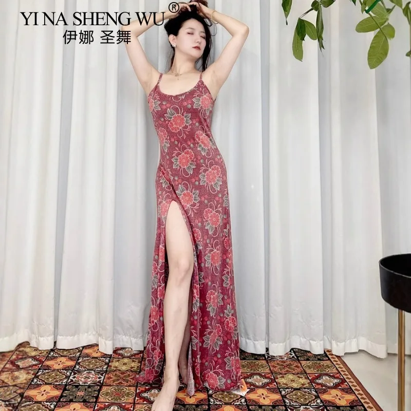 tenue-d'entrainement-de-danse-du-ventre-pour-femmes-sexy-dos-nu-echarpe-slim-vetements-de-danse-orientale-pour-spectacle-d'entrainement-sur-scene-nouvelle-collection-2025