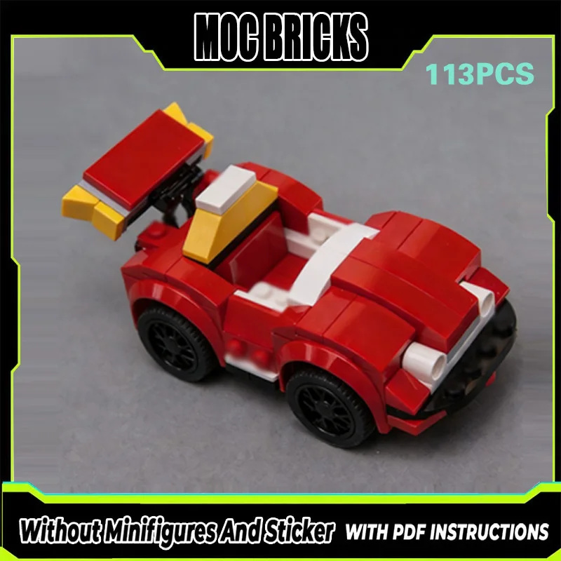 

Speed Racing Car Model MOC Building Bricks Small Off-Road Vehicle Modular Technology Gifts Holiday Assemble Children Toys Suit
