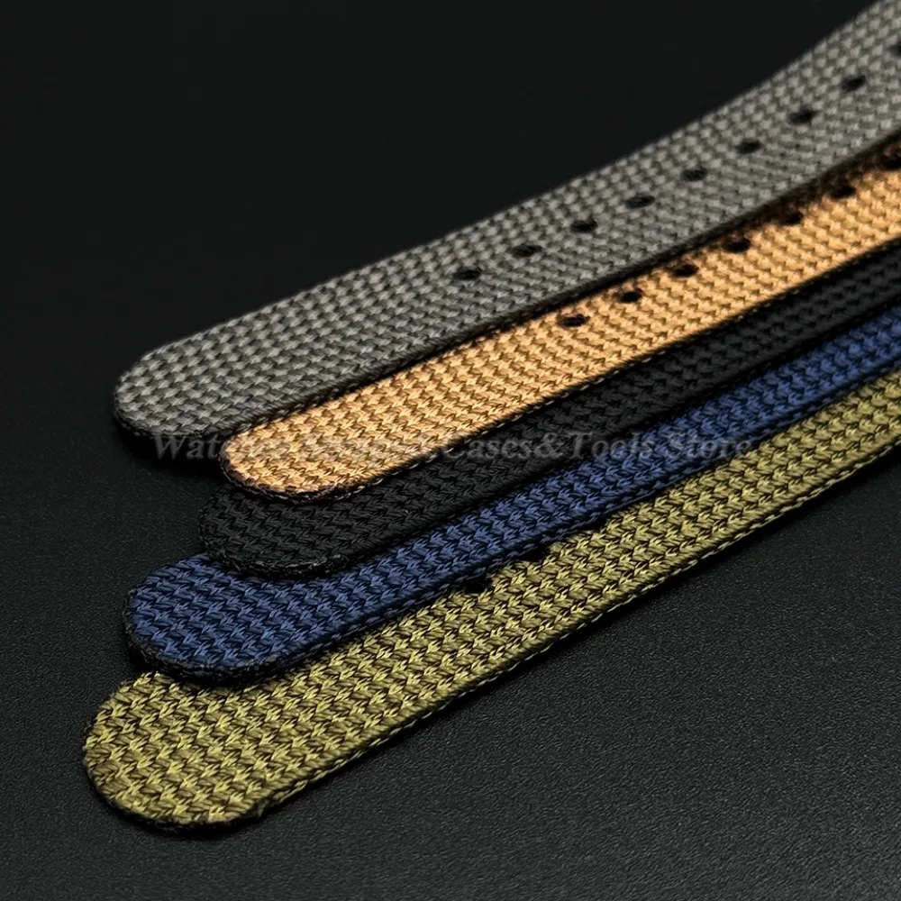 Gewebtes Militär-Nylon-Uhrenarmband 18mm 20mm 22mm für Samsung Galaxy Watch 7/6/5/4 für Seiko Herren Damen Universal-Armbänder – Detail 5