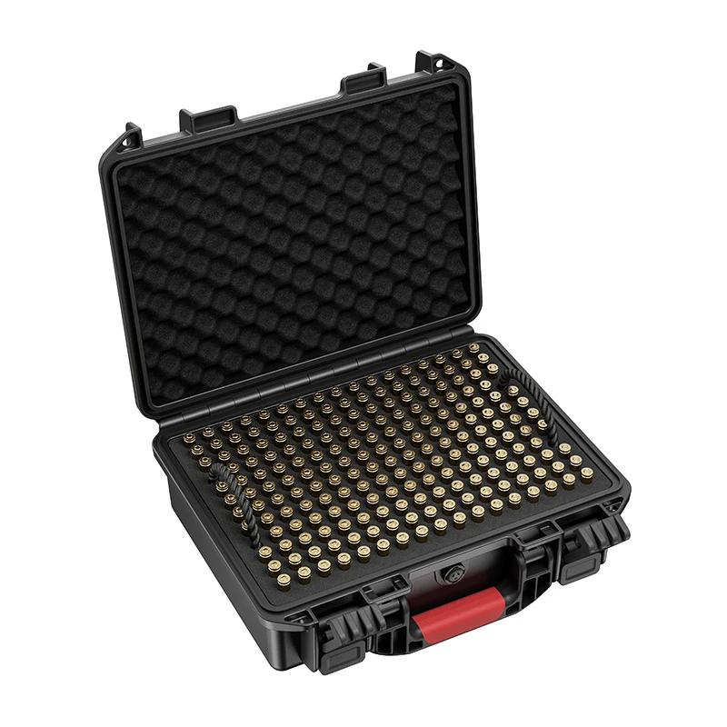 

Кейс для хранения патронов 350 Round Ammo Locking Storage Case - Travel Safe/Mil Spec/Waterproof Ammo Box - для патронов 9x19mm Parabellum/9mm Luger, 380ACP, 38 S&W
