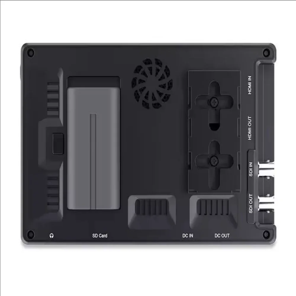 شاشة Feelworld SH7 مقاس 7 بوصات تعمل باللمس 2200nit HDR IPS 160 °   عرض 3D LUT SDI HDMI I/O F970 Power Kit Tilt Stand