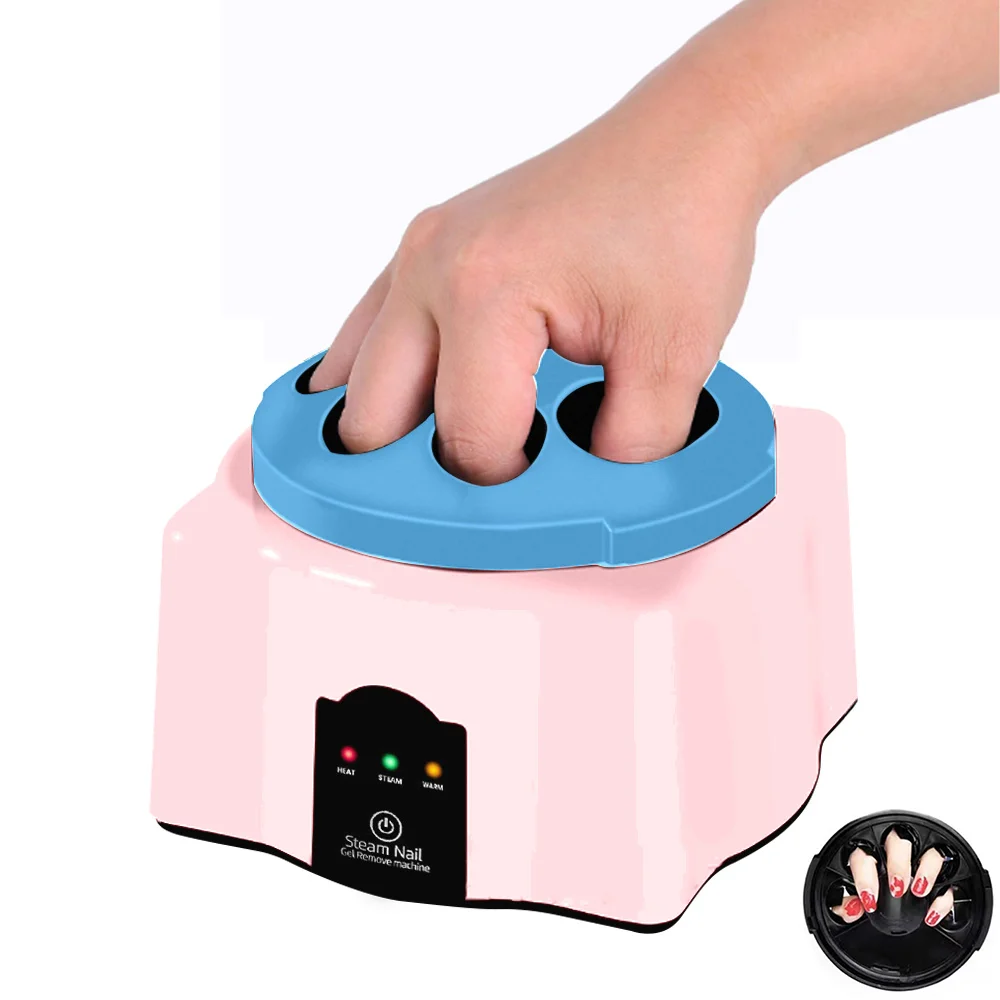 Electric Steam Gel Nail Remover Upgraded Acrylic Nail Polish Removal Box Nail Polish Beauty Salon Machine for Nail Gel Polish