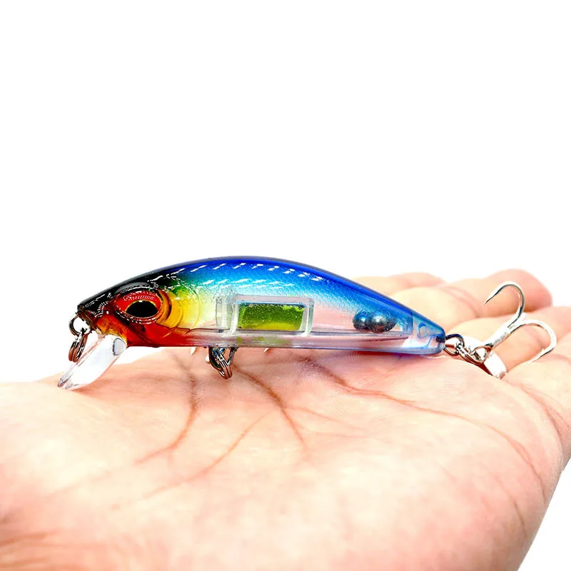 

1pcs Thritop New Minnow Fishing Bait Hard Lure 5 Various Colors 10.5G 70MM High Quality Hooks Bass Pike Lure Tackle Accessories