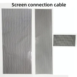 Zebra Lijn/Geleidende Papier Lcd Scherm Rekenmachine Elektronische Weegschaal Verbinding Platte Draad 1.0Mm 1.6Mm Toonhoogte