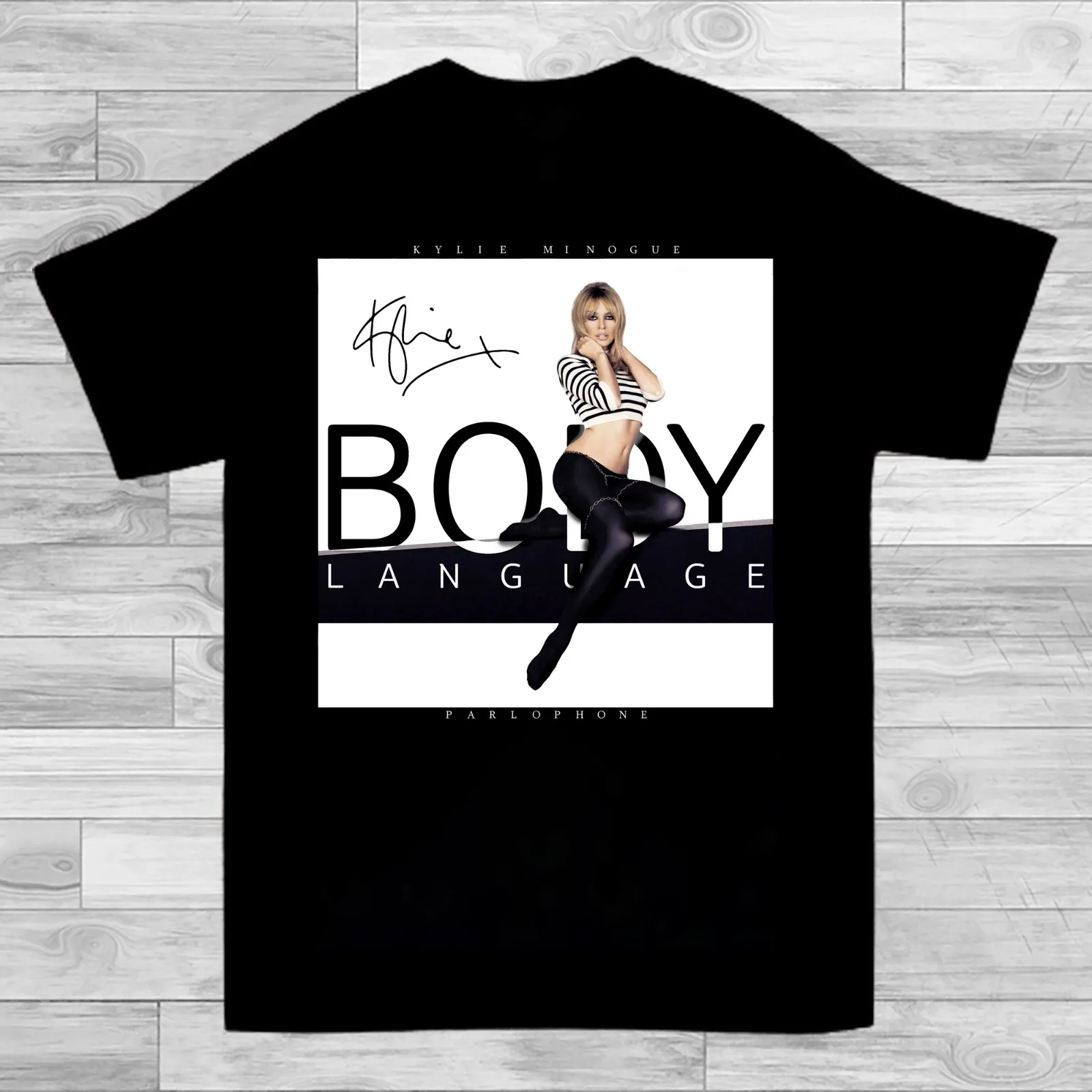 Kylie Minogue Body Language Gift For Fan Black S-2345XL Unisex T-shirt TMB1317