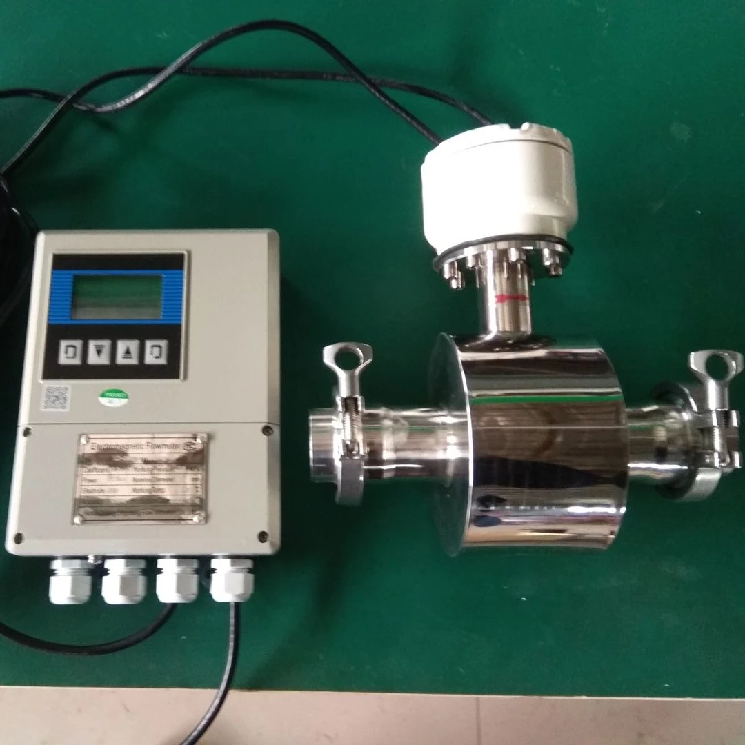 Multímetros digitales De calidad alimentaria TLF DN25, medidor De flujo De leche Flujometro De Caudal, controles de líquido electromagnético, medidor De flujo con Prin