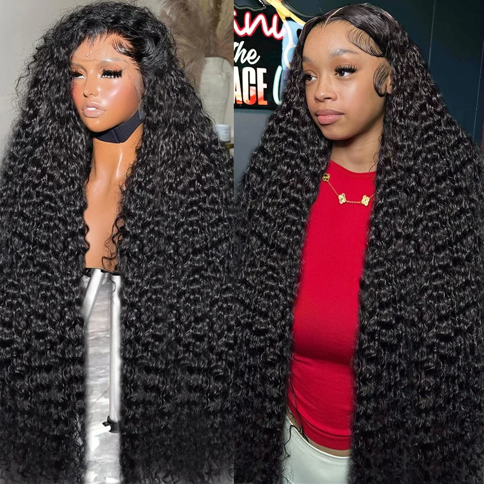 250% Loose Deep Wave 13x6 HD Lace Frontal Human Hair Wig Curly Water Wave Wigs Human Hair 5x5 Closure Glueless Wigs