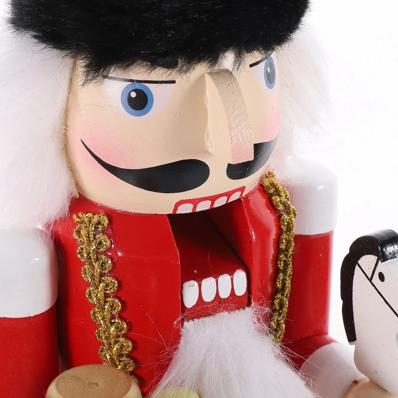 

Christmas Nutcracker Figure Classic Xmas Nutcracker Ornament Charming Holiday Desktop Decor Living Room Decoration