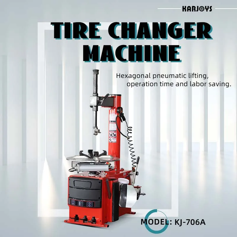 

Karjoys High Performance Automatic Tyre Changer With Durable Steel Construction For Easy Wheel Maintenance With 110/220/380V