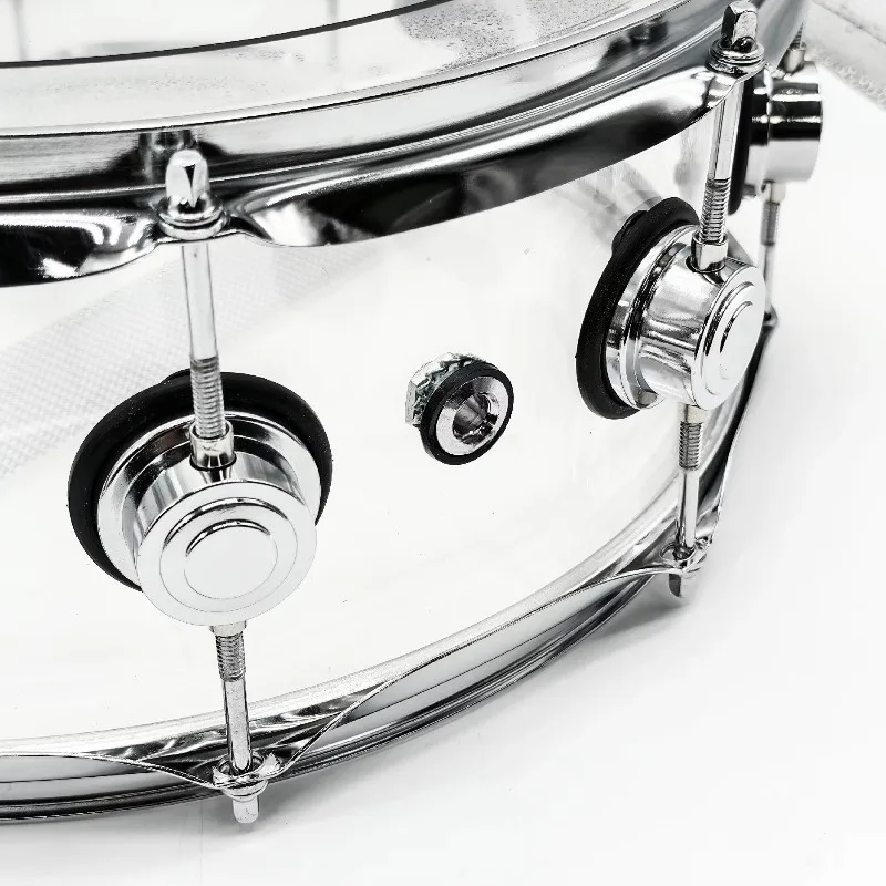 Acrylic Portable Professional Snare Drum Percussion Musical Instrument