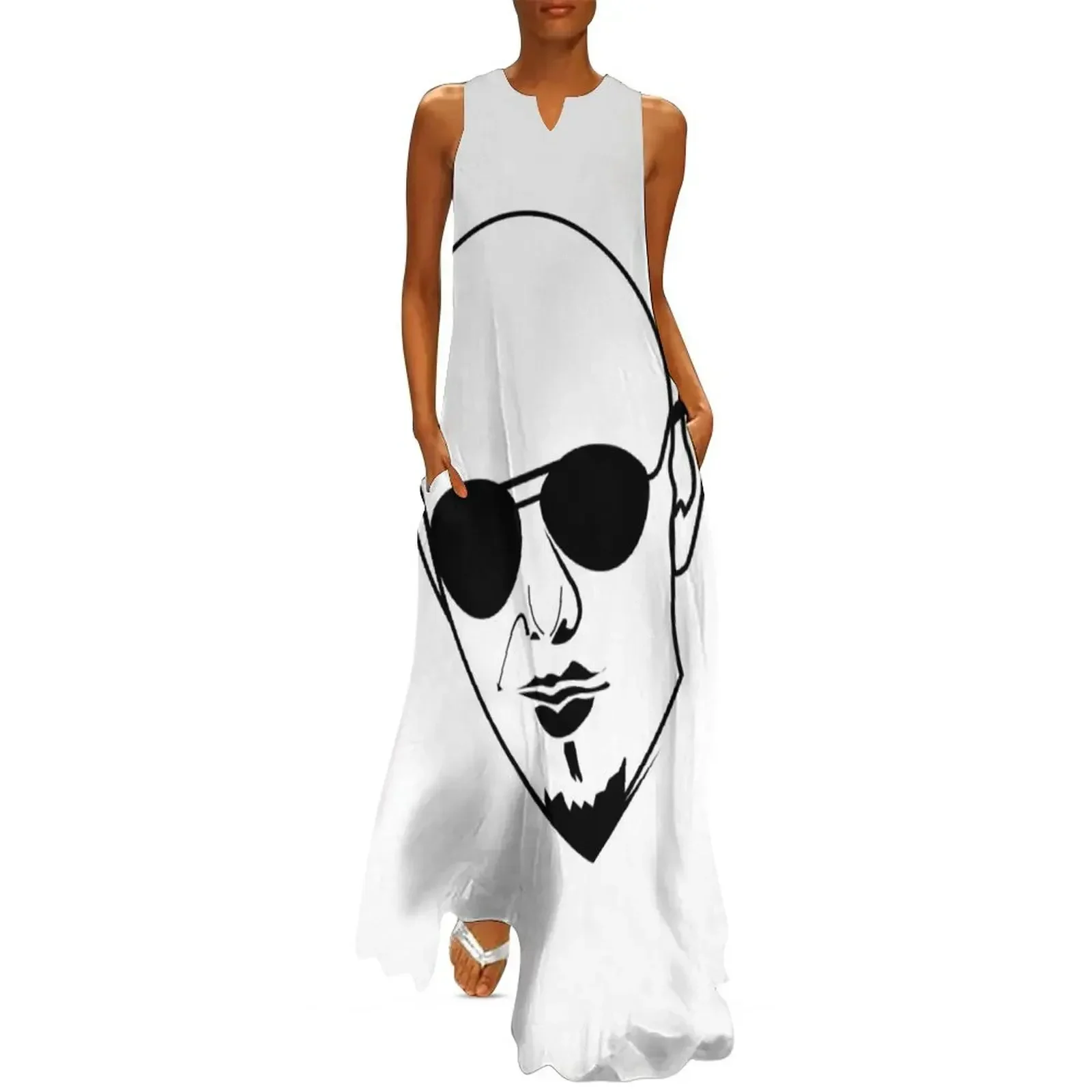 

Mr.worldwide pitbull singer silhouette Long Dress dresses korean style birthday dress for women prom clothes Dress
